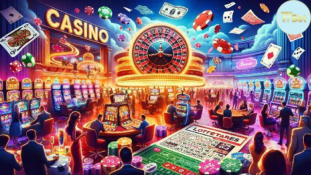 Các Sản Phẩm Cá Cược Trực Tuyến Trên 77bet